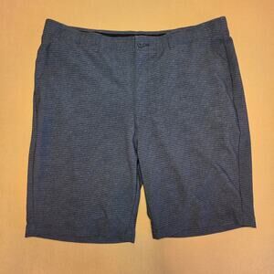 Bolle Blue Striped Performance Golf Shorts Sz 38